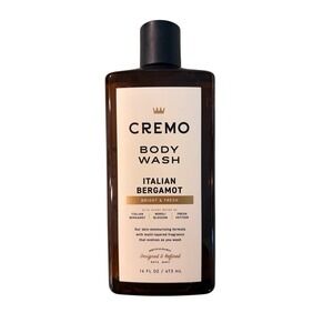 Cremo Italian Bergamot Body Wash 16oz Mens Moisturizing Bright & Fresh Scent